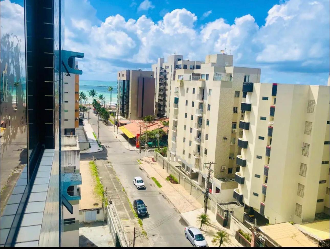 Apto Jatiuca Uma Quadra Da Praia Maceió Exterior foto