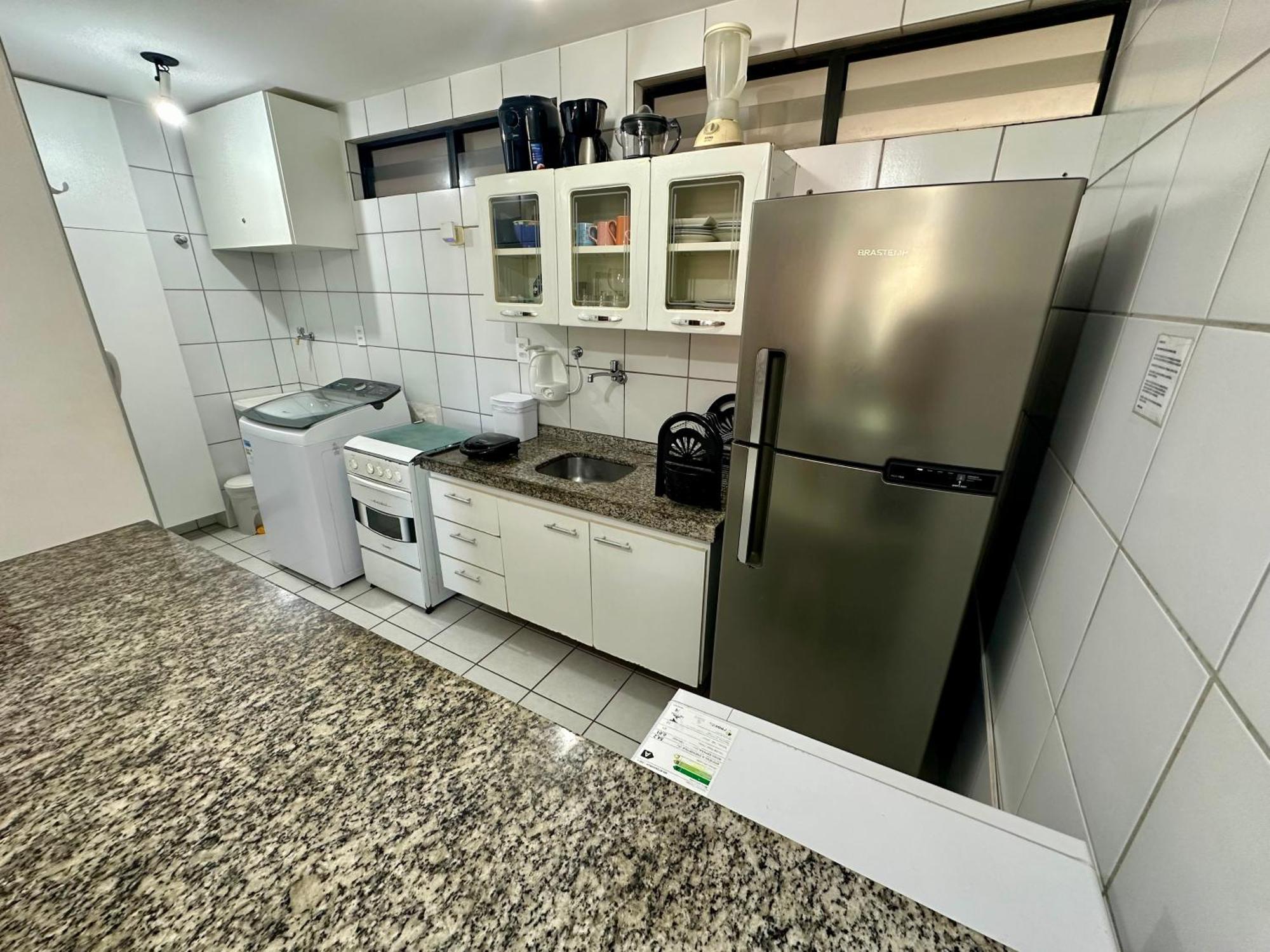 Apto Jatiuca Uma Quadra Da Praia Maceió Exterior foto